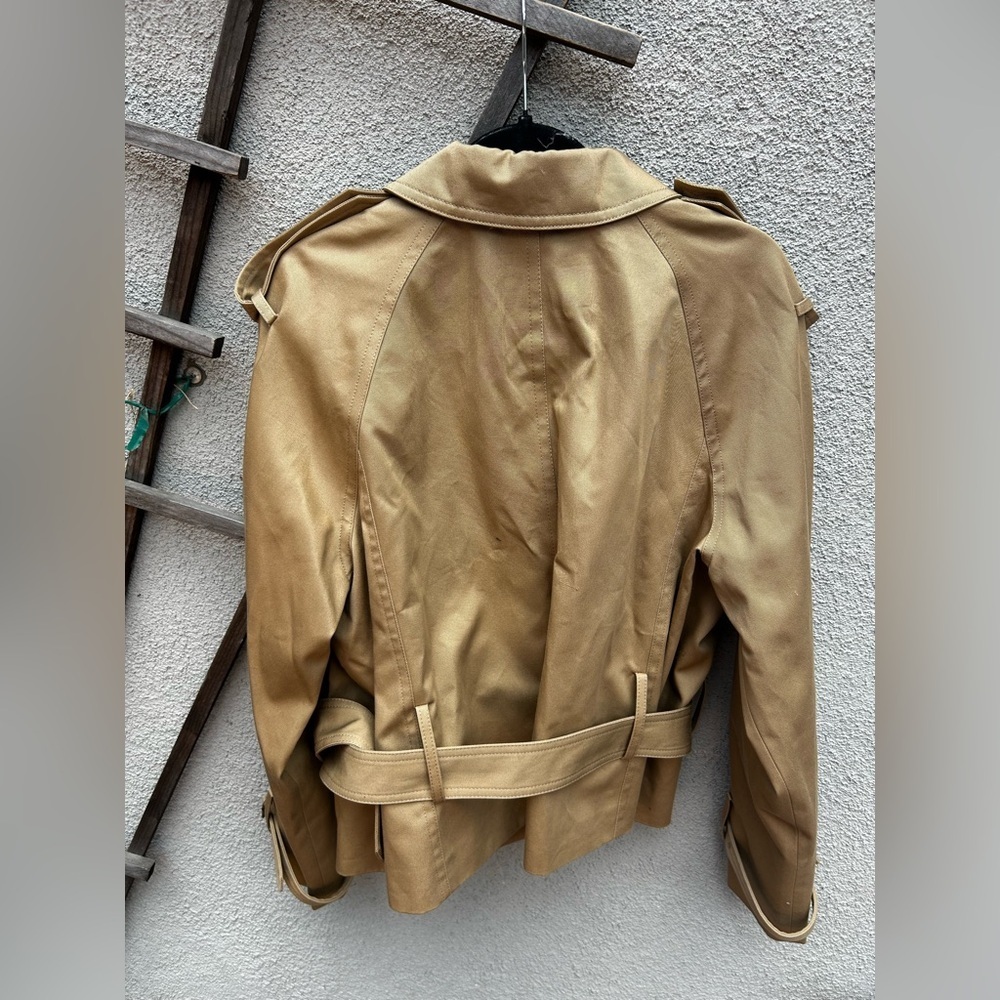 FRAME The Swing Trench Jacket in Desert Tan - Picture 15 of 16